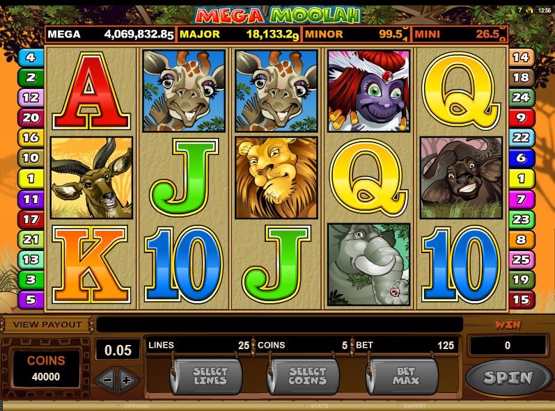 mega moolah slot